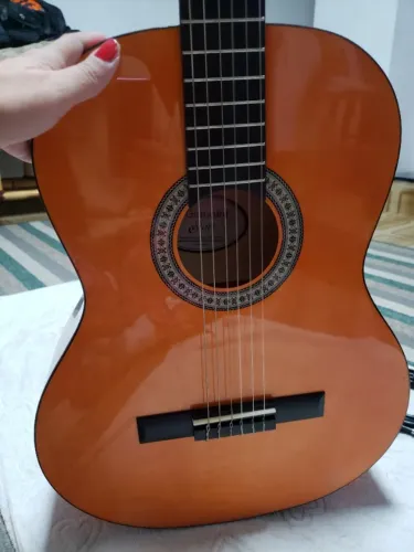 Violão Giannini Star N14 e 2 microfones