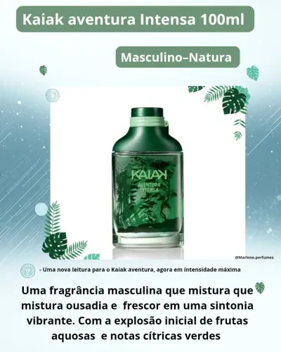 Kaiak Aventura Intensa masculino ,100ml