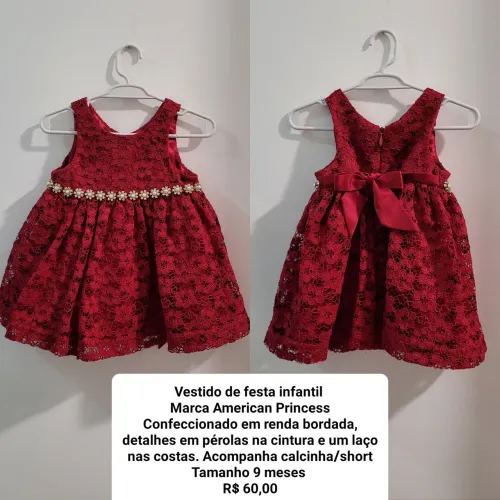 Roupa de bebê menina