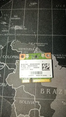 Placa Wi-Fi + Bluetooth para Notebook - Atheros AR5B225 Mini PCI-E