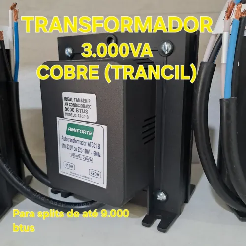 Transformador 3000va Cobre 
