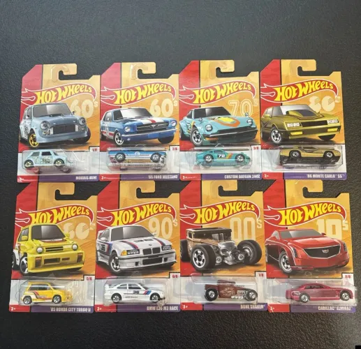 Set completo  Hot Wheels da série Throwback 