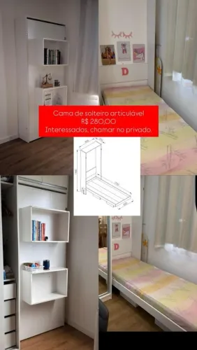 Cama retrátil 