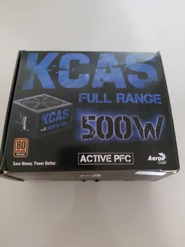 Fonte de alimentação para PC Aerocool Advanced Technologies KCAS 500W 500W preta