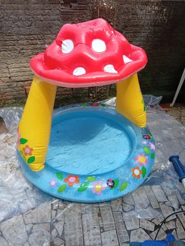 Piscina cogumelo infantil 45 litros