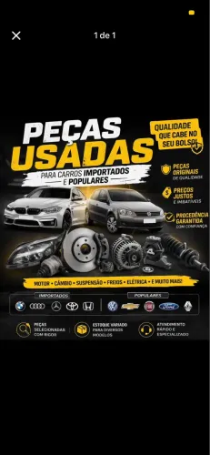 Peças automotivas muitas opções de carros e peças