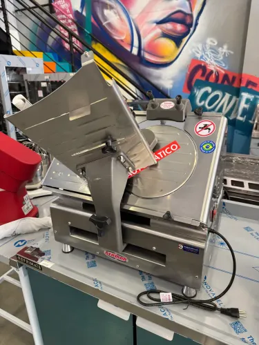 Fatiador de frios automático lamina 330mm com balança integrada 