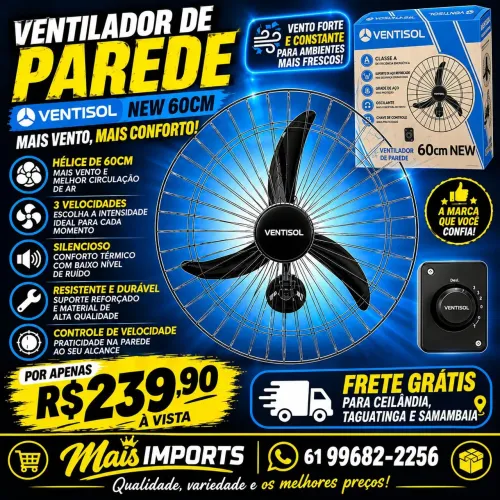 Ventilador de parede