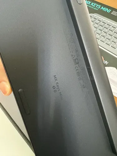 eclado sem fio Logitech MX Keys mini - Grafite