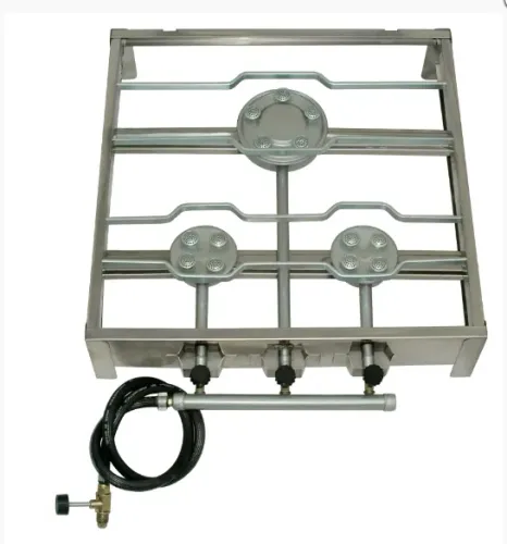 4838 - FOGAO AP 3B INOX QUADRADO GD MESA / MARCA: ESTILOFER