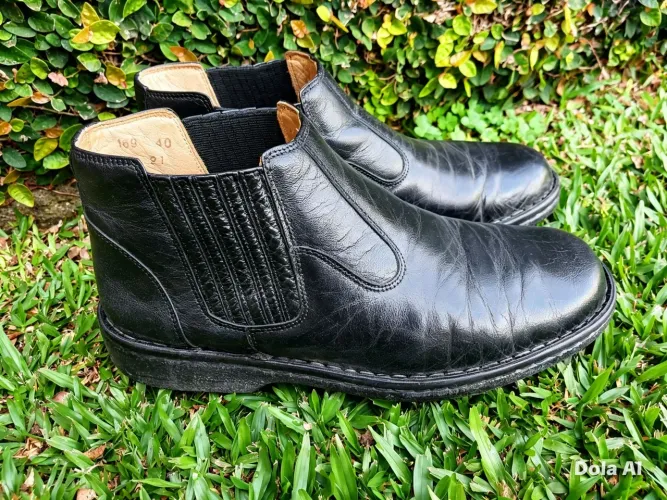 Bota couro Sapatoterapia
