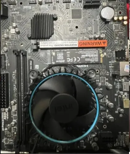 Placa Mae Pro H610m + Intel I5-12400 + nvme M.2 256gb
