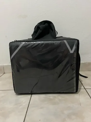 Mochila Térmica Preta para Motoboy - Novinha, Pouco Uso