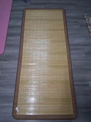 Tapete tradicional coreano de bambu natural