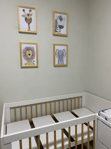 Berço 2 em 1 Americano Linha Cozy Quater