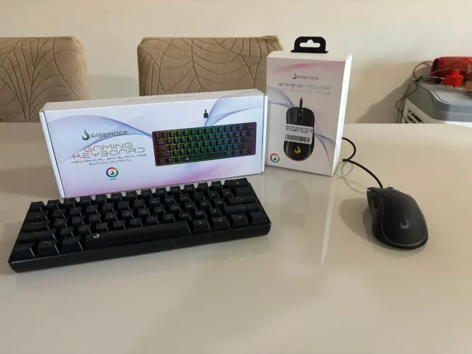 KIT MOUSE E TECLADO GAMER