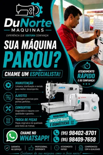 Mecânico de Máquinas de Costura em Geral 