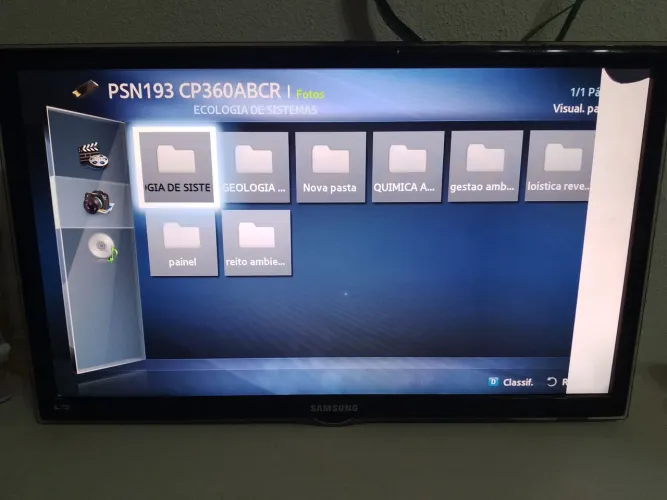 Tv Samsung 24 polegas com defeito