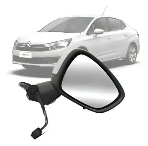 Retrovisor C4 Lounge 2014 2017 L Direito Detalhe No Espelho