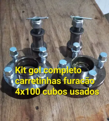 Kit gol completo carretinhas reboque
