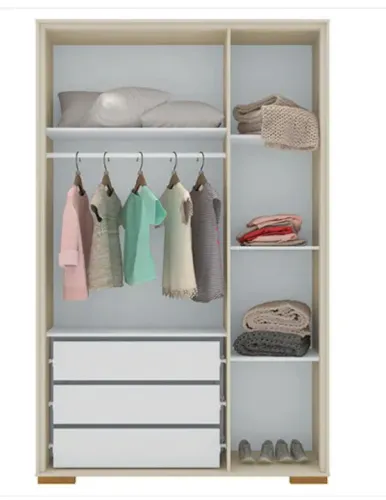 Quarto Infantil Guarda Roupa e Berço/Cama