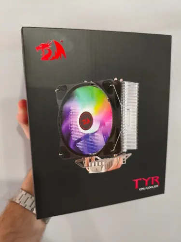 CPU Cooler (Para Processador) Redragon TYR Rainbow Novo Lacrado.