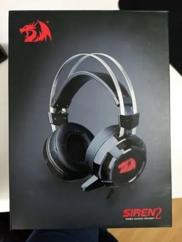 Headset Gamer Redragon Siren 2 7.1 USB | Som Surround | Completo na Caixa