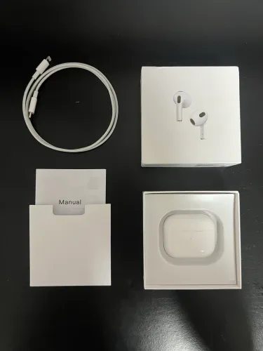 AirPods 3ª Geração | Caixa e Cabo | Excelente Estado