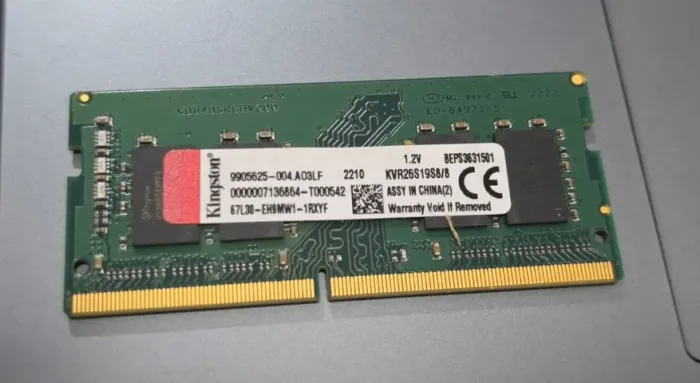 Memória RAM Notebook Kingston 8GB DDR4 2666 MHz KVR26S19S8/8 Sodimm Laptop ValueRAM 