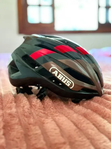 Capacete Abus Stormchaser Cobre/preto/vermelho M