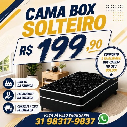 CAMA DE SOLTEIRO