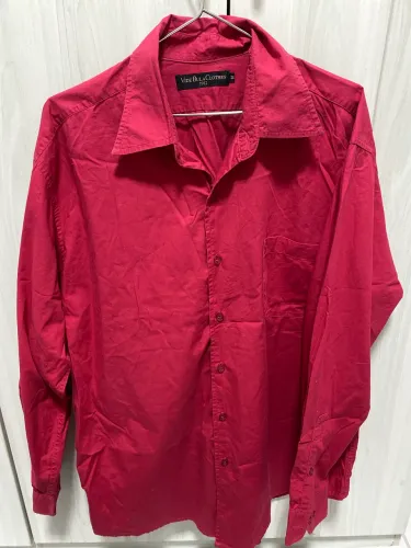 Camisa vermelha marca Vide Bula tamanho M