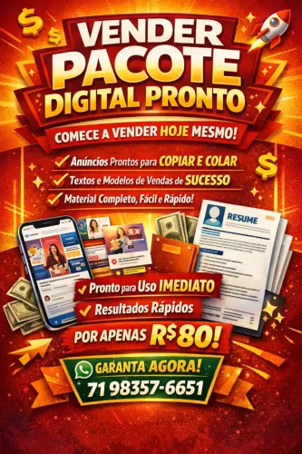 Kit Digital Completo para Vendas - Anúncios + Textos Prontos (Receba na Hora)