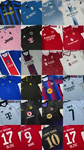 Camisas Clubes Europeus