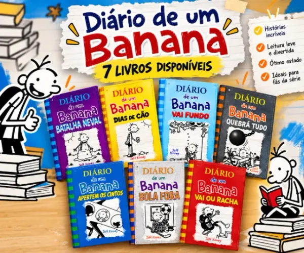 DIÁRIO DE UM BANANA - UNIDADES DISPONÍVEIS