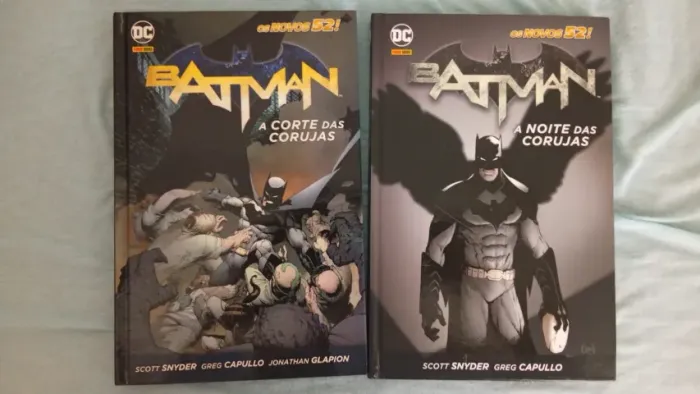 Hq encadernado Batman Corte das corujas + Batman Noite das corujas