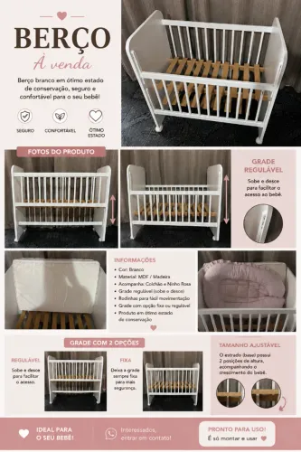 BERÇO DE BEBÊ 