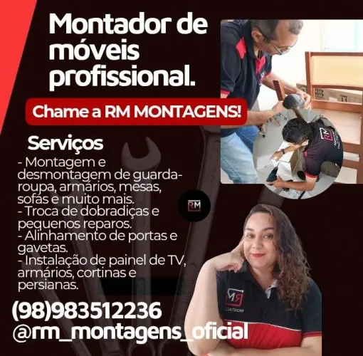 Montador de móveis profissional 