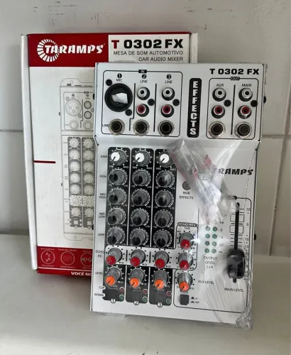 Mesa de som taransp t0302 fx com efeito 