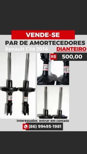 Par de amortecedores dianteiro