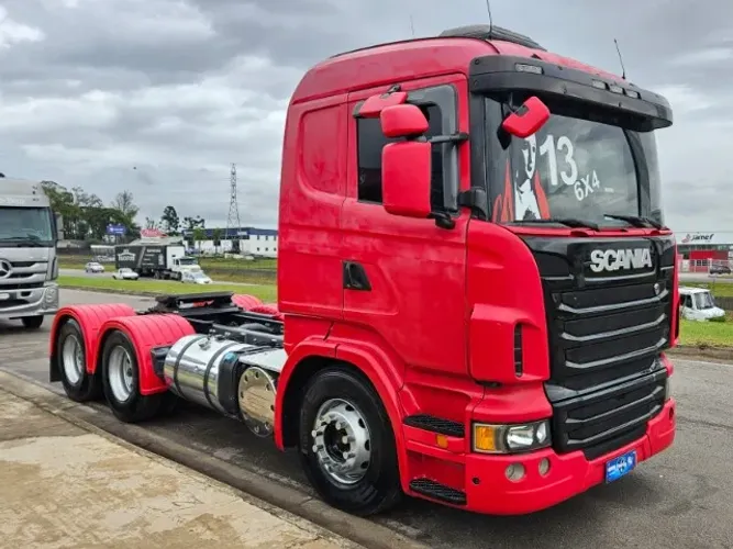 Scania R440 6x4 bug Leve Ano 2013 Automático Tanque em alumínio Interna Bonita 