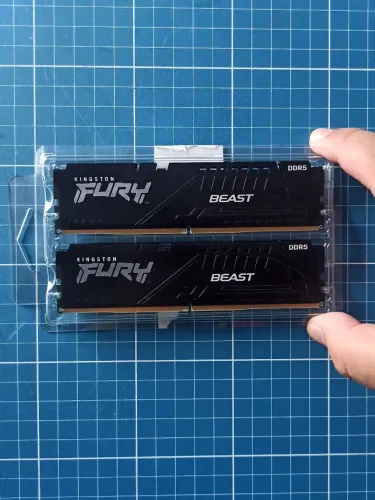 Memória RAM Kingston Fury Beast Expo, 32GB (2X16GB), 6000MT/s, DDR5, CL30