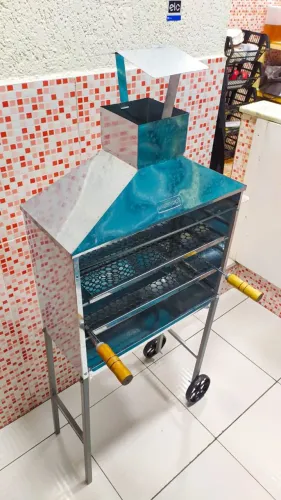 Churrasqueira de Uso Comercial ou Próprio Grelha Dupla