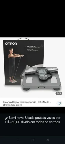 Balança de biopedancia seminovo