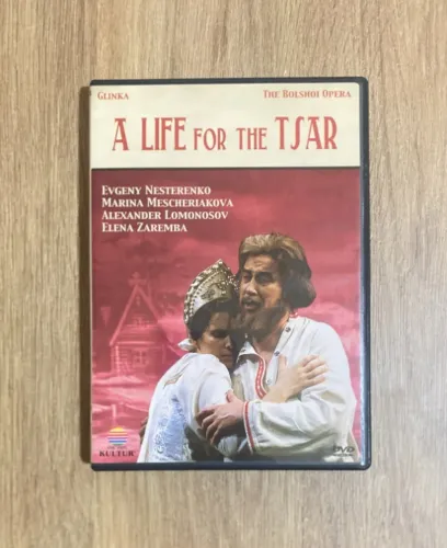DVD da ópera "A Life for the Tsar" de Mikhail Glinka (The Bolshoi Opera) Made in USA