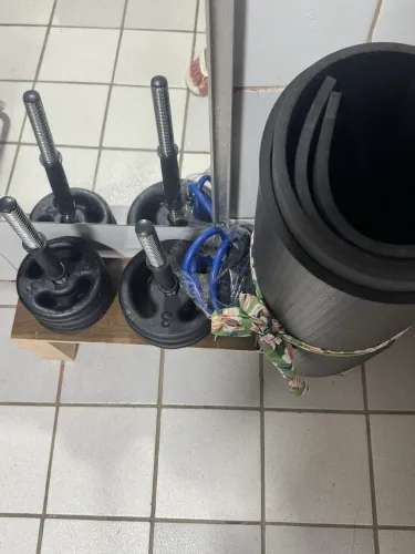 Anilhas para treinar em casa 