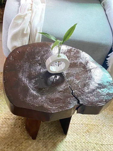 Mesa rústica de madeira maciça 300 reais