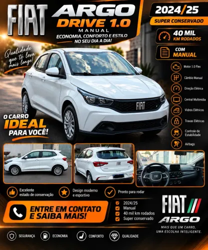 Fiat Argo Drive 1.0 6V Flex 2025