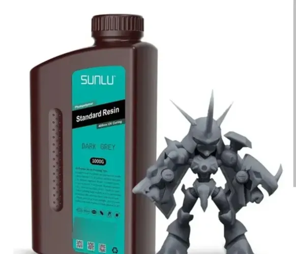 Vendo resina fotopolímera SUNLU para impressão 3D, embalagem de 1KG, nova e lacrada.
