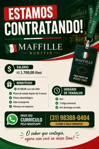 Oportunidade de emprego